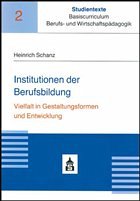 Cover Institutionen der Berufsbildung
