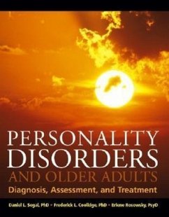 Personality Disorders and Older Adults - Segal, Daniel L; Coolidge, Frederick L; Rosowsky, Erlene