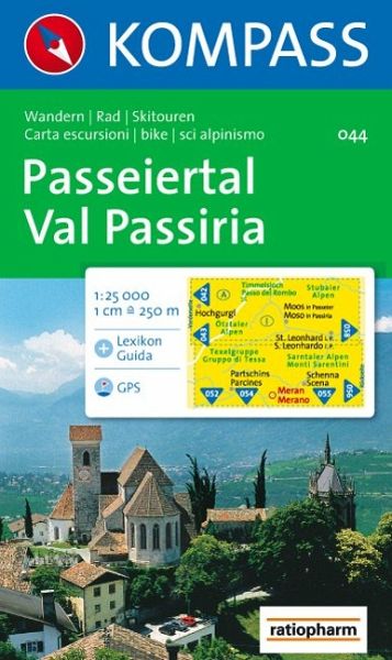 Passeiertal - Val Passiria : Wanderkarte mit Kurzführer, Radrouten und Skitouren. GPS-geeignet. 1:25000
