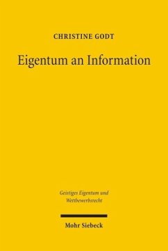 Eigentum an Information - Godt, Christine