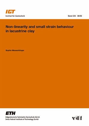 Non-linearity and small strain behaviour in lacustrine clay Non-linearity and small strain behaviour in lacustrine clay