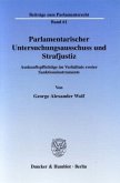 Parlamentarischer Untersuchungsausschuss und Strafjustiz