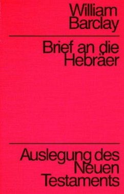 Cover Brief an die Hebräer / Auslegung des Neuen Testaments
