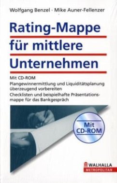 Rating-Mappe für mittlere Unternehmen, m. CD-ROM - Benzel, Wolfgang;Auner-Fellenzer, Mike