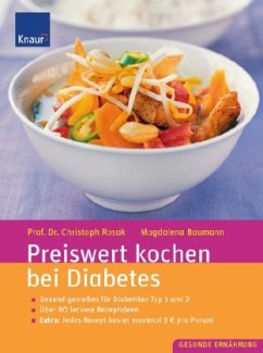 Preiswert kochen bei Diabetes - Rosak, Christoph; Baumann, Magdalena