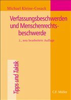 Verfassungs- und Menschenrechtsbeschwerde - Kleine-Cosack, Michael