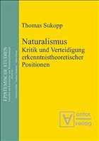Naturalismus - Sukopp, Thomas