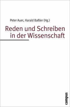 Cover Reden und Schreiben in der Wissenschaft