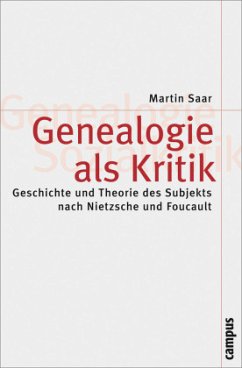Genealogie als Kritik - Saar, Martin