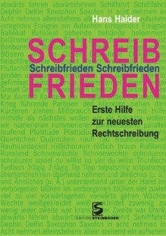 Schreibfrieden - Haider, Hans