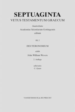 Septuaginta. Band 3,2 / Septuaginta 3/2 - Wevers, John William (Hrsg.)