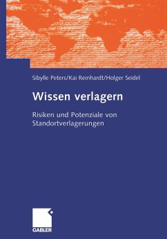Wissen verlagern - Peters, Sibylle;Reinhardt, Kai;Seidel, Holger