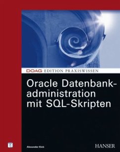Cover Oracle Datenbankadministration mit SQL-Scripten