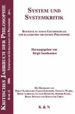 System und Systemkritik - Sandkaulen, Birgit (Hrsg.)