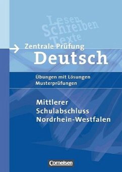 10. Schuljahr - Zentrale Prüfung Mittlerer Schulabschluss - Eßer, Gottfried / Lange, Alexandra