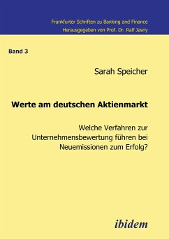 Werte am deutschen Aktienmarkt - Speicher, Sarah
