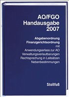 AO/FGO-Handausgabe 2007 - Baum, Michael