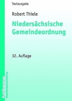 Niedersächsische Gemeindeordnung - Thiele, Robert