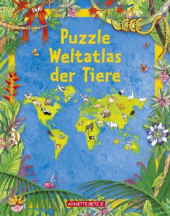 Puzzle Weltatlas der Tiere - Brocklehurst, Ruth; Pearcey, Alice