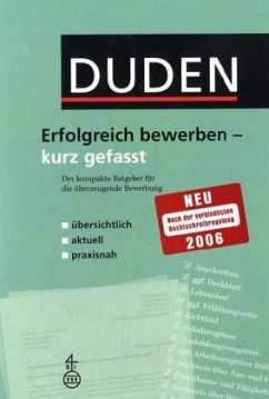 Duden Erfolgreich bewerben kurz gefasst