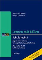 Schuldrecht I - Schwabe, Winfried / Kleinhenz, Holger