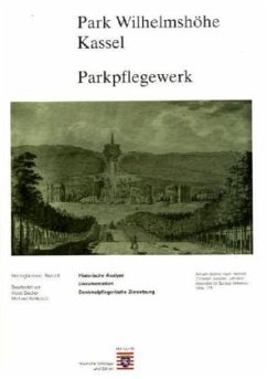 Cover Park Wilhelmshöhe Kassel, Parkpflegewerk, m. 1 CD-ROM
