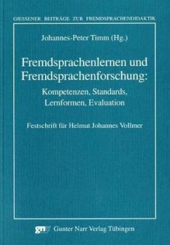 Fremdsprachenlernen und Fremdsprachenforschung - Timm, Johannes-Peter (Hrsg.)