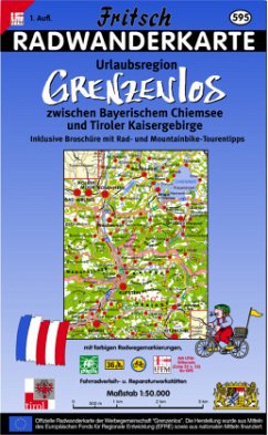Cover Fritsch Karte - Urlaubsregion Grenzenlos zwischen Bayerischem Chiemsee und Tiroler Kaisergebirge, Radwanderkarte