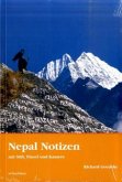 Nepal Notizen mit Stift, Pinsel und Kamera