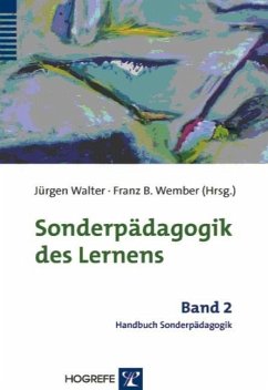 Sonderpädagogik des Lernens - Walter, Jürgen / Wember, Franz B. (Hgg.)