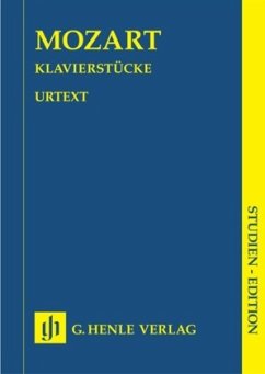 Klavierstücke, Studien-Edition Cover Klavierstücke, Studien-Edition