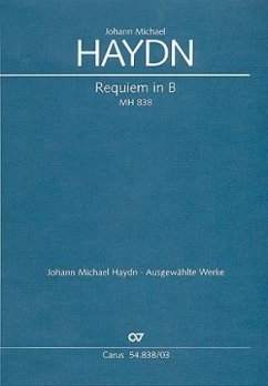 Requiem in B-Dur MH 838, Klavierauszüge - Haydn, Michael