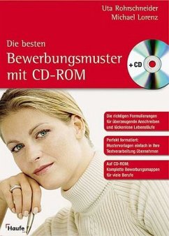 Die besten Bewerbungsmuster mit CD-ROM - Rohrschneider, Uta