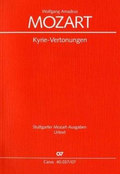 Cover Kyrie-Vertonungen, Partitur