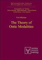 The Theory of Ontic Modalities - Meixner, Uwe