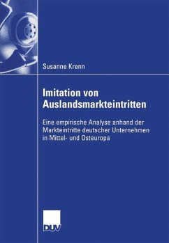 Imitation von Auslandsmarkteintritten - Krenn, Susanne