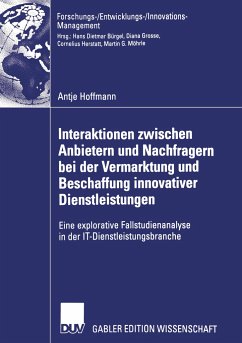 Interaktionen zwischen Anbietern und Nachfragern bei der Vermarktung und Beschaffung innovativer Dienstleistungen - Hoffmann, Antje