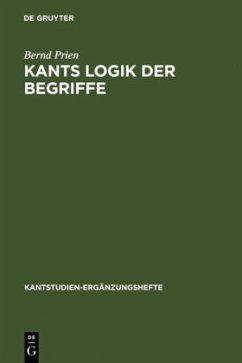 Kants Logik der Begriffe - Prien, Bernd
