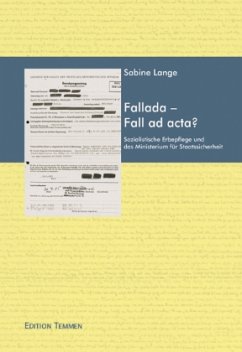 Fallada - Fall ad acta? - Lange, Sabine