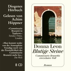 Blutige Steine / Commissario Brunetti Bd.14 (8 Audio-CDs) - Leon, Donna