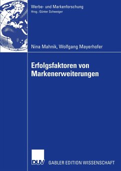 Erfolgsfaktoren von Markenerweiterungen - Mahnik, Nina;Mayerhofer, Wolfgang