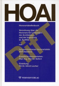 HOAI Honorartabellenbuch in Euro-Werten - Locher, Horst / Seifert, Werner