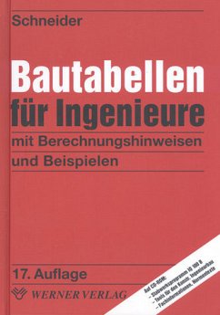Schneider - Bautabellen für Ingenieure - Goris, Alfons (Hrsg.) / Schneider, Klaus-Jürgen (Begr.)