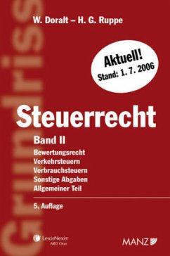 Steuerrecht (f. Österreich) - Doralt, Werner; Ruppe, Hans G.