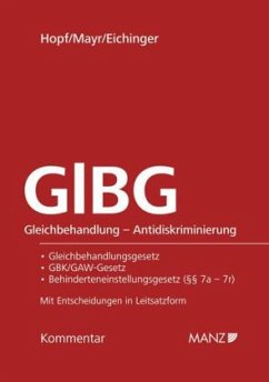 Cover GlBG, Gleichbehandlung - Antidiskriminierung, Kommentar (f. Österreich)