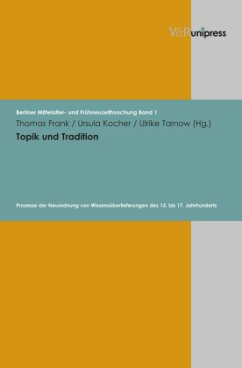Topik und Tradition - Frank, Thomas / Kocher, Ursula / Tarnow, Ulrike (Hgg.)