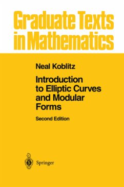 Introduction to Elliptic Curves and Modular Forms - Koblitz, Neal