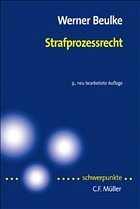 Strafprozessrecht - Beulke, Werner