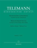 Solokantaten für mittlere Singstimme, 1 Instrument und Basso continuo - Trinitatiszeit, Partitur und Stimmen / Der Harmonische Gottesdienst