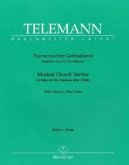 Solokantaten für hohe Singstimme, 1 Instrument und Basso continuo - Trinitatiszeit, Singpartitur und Stimmen / Der Harmonische Gottesdienst